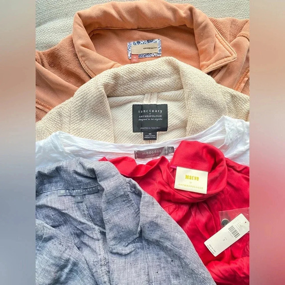 Anthropologie Bundle Tops Women’s XS and Small - Picture 1 of 8